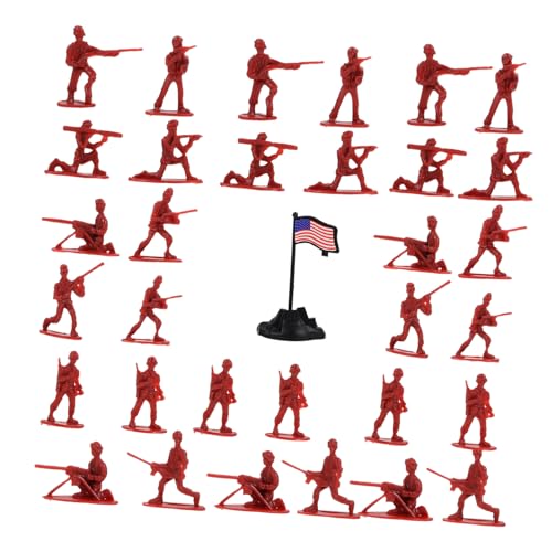 Abaodam 100 Stück Soldaten-actionfiguren Plastiksoldaten Für Jungen Und Mädchen Miniatur-Figuren-Set von Abaodam