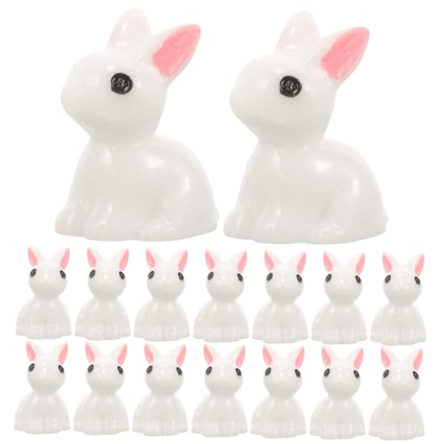 Abaodam 100 Stück Miniatur Hasenfiguren Teiliges Resin für Dekoration Niedliche Kaninchenmodelle für Bonsai und Garten für Freunde Abaodam 100 Stück Miniatur Hasenfiguren Teiliges Resin für Dekoration Niedliche Kaninchenmodelle für Bonsai und Garten für Freunde von Abaodam