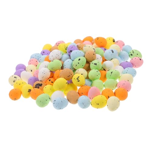 Abaodam 100 Stück Ostereier gefüllt klein Dekoration befüllbar Hülse osterbastelei easter eggs easter egg decoration Eierzubehör Eier-Accessoires Ostern schäumt Ei Osterdeko Schaum von Abaodam