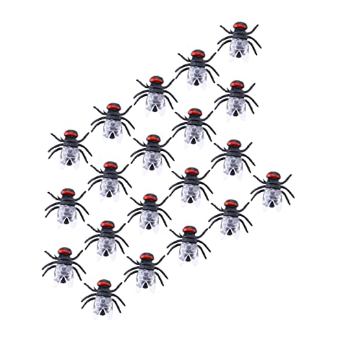 Abaodam 100 Stück Realistische Fake Blowfly Spielzeuge Gruselige Simulation für Halloween und Streiche Deko für Partys Karneval und Kostümpartys Abaodam 100 Stück Realistische Fake Blowfly Spielzeuge Gruselige Simulation für Halloween und Streiche Deko für Partys Karneval und Kostümpartys von Abaodam