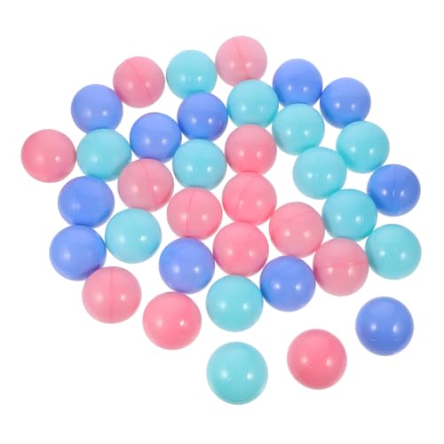 Abaodam 100 Stück Requisiten für Partybälle klein Strand Aqua für Schwimmbad Grubenbälle runde Meereskugeln Schwimmspielzeug Ozeanbälle für Runde Spielbälle Plastik von Abaodam