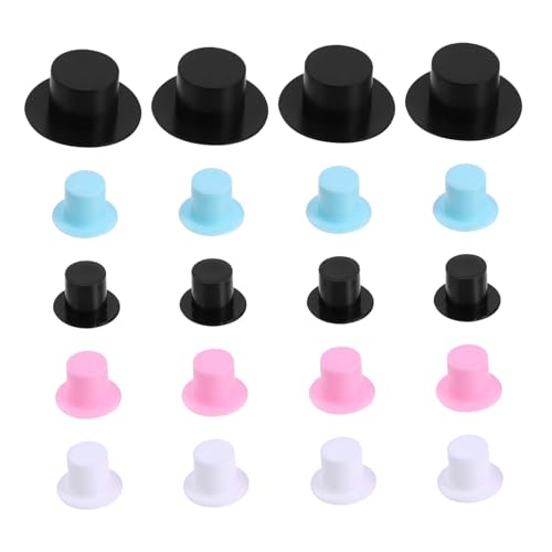 Abaodam 100 Stück Teiliges Mini Zauberer Hüte Bunte Kleine Plastikmodelle für DIY Basteln Puppendeko und Weihnachtsdeko Langlebig und Vielseitig für Kreative Handwerksprojekte von Abaodam