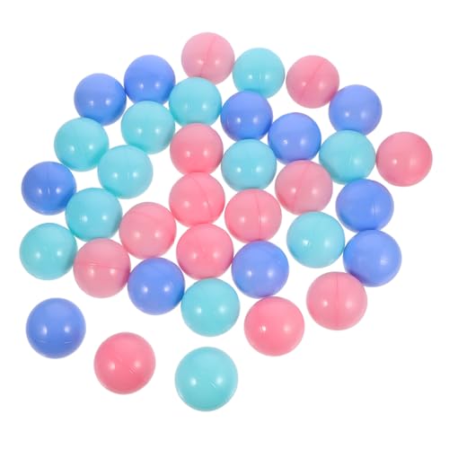Abaodam 100 Stücke Macaron Ball Aufblasbare Aqua Bälle Für Pool Runde Gruben Ball von Abaodam