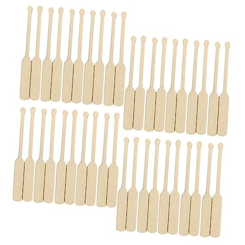 Abaodam 100 Stücke Mini Paddel Dekore Mini Paddel Miniatur Boot Ornament Holz Strand Sandkasten Decor Abaodam 100 Stücke Mini Paddel Dekore Mini Paddel Miniatur Boot Ornament Holz Strand Sandkasten Decor von Abaodam
