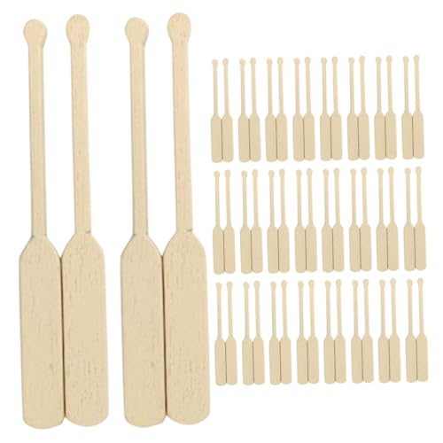 Abaodam 100 Stücke Sandkasten Holz Miniatur Strand Decor Miniatur Strand Zubehör Mini Paddel Abaodam 100 Stücke Sandkasten Holz Miniatur Strand Decor Miniatur Strand Zubehör Mini Paddel von Abaodam