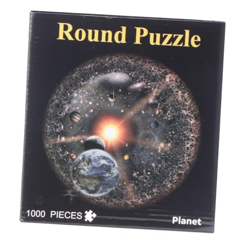 Abaodam 1000 Stück Planet 1000 Puzzle-Flugzeug Puzzle Intelligenz-Puzzle-Spielzeug Planeten-Puzzle Erwachsene rätseln flaches Puzzle-Spielzeug von Abaodam