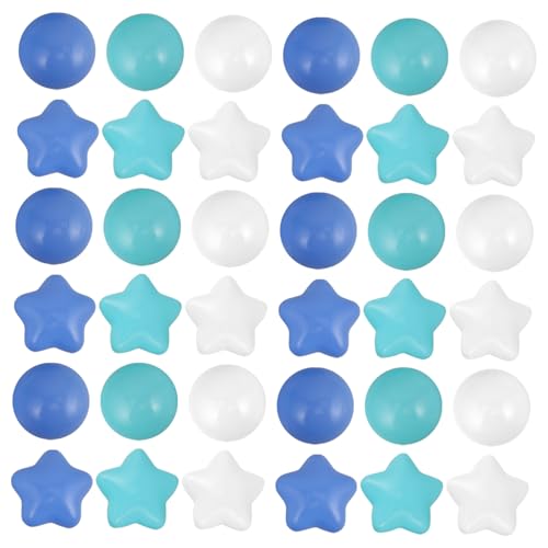 Abaodam 100St Bunte Meeresbälle Sternform Indoor Greifspielzeug für Babys Partyspielzeug für für den Pool runde Meereskugeln Sterne Plastikkugeln Abaodam 100St Bunte Meeresbälle Sternform Indoor Greifspielzeug für Babys Partyspielzeug für für den Pool runde Meereskugeln Sterne Plastikkugeln von Abaodam