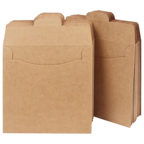 Abaodam Braune -hüllen Aus Kraftpapier 100 Stück -hüllenhalter Verpackungshüllen Aus Kraftpapier Vielseitig Einsetzbar Für Karten Und Dokumente Abaodam Braune -hüllen Aus Kraftpapier 100 Stück -hüllenhalter Verpackungshüllen Aus Kraftpapier Vielseitig Einsetzbar Für Karten Und Dokumente von Abaodam