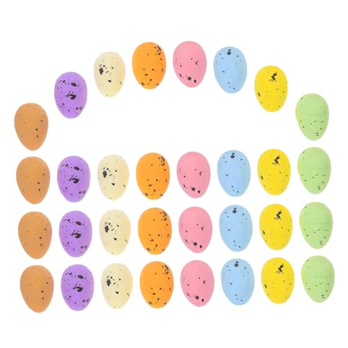 Abaodam 100St Ei Dekoration easter eggs ostereierfolie Osterparty Dekoration easter egg decoration Osterparty Zubehör Füller Dekoration Füllbonbons Osterei-Dekore Ei selber basteln Schaum von Abaodam