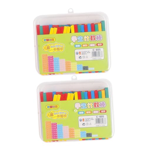 Abaodam 100St Farbzählstab aufklärung holzspielsachen Compute Stick zabawki stymulujące rozwój Educational Toys zappeln Planke arithmetische Zählstange Stangen zählen von Abaodam