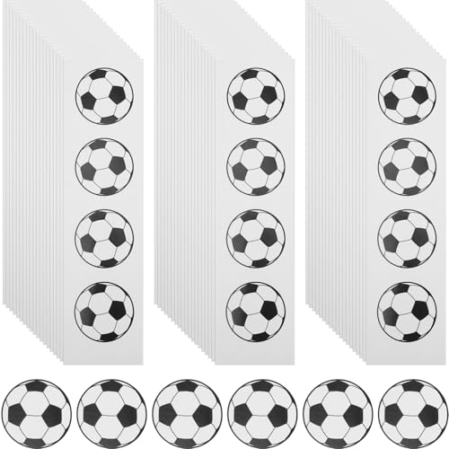 Abaodam Fußball-siegelaufkleber 100 Stück Selbstklebende Fußball-Aufkleber Etiketten Siegel Entfernbare Aufkleber Für Sportfeiern von Abaodam