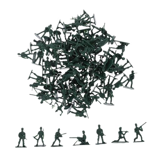 Abaodam Miniatur-szenen Miniatur-soldatenfiguren 100 Stück Plastiksoldaten Für Den Modellbau von Abaodam
