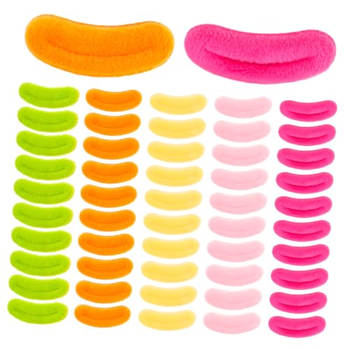 Abaodam 100-teiliger Puppenlippenersatz Für Die Mundreparatur Von Stofftieren Dicke Lippen Puppenzubehör-Set in 5 Farben von Abaodam