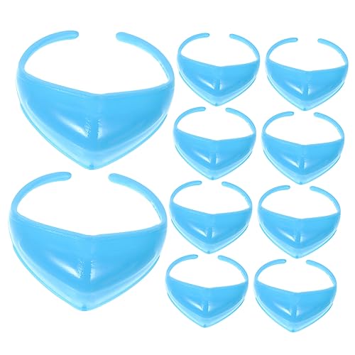 Abaodam 100st Puppenzubehör Liege Weiden Entzückendes Weihnachtliches Besteckset Plüsch Cartoon-besteck-kit Lenkrollen Für Möbel Blenden Über Nacht Hafergläser Tragbar Sky-Blue Plastik von Abaodam