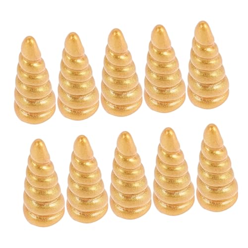 Abaodam 10St Einhorn-Zubehör DIY Einhornhorn Einhorn Bastelset Einhorn Basteln Einhorn Accessoires Schlüsselanhänger festliches Haarteil Kopfschmuck mit Ostermotiv Haarspangen Harz Golden Abaodam 10St Einhorn-Zubehör DIY Einhornhorn Einhorn Bastelset Einhorn Basteln Einhorn Accessoires Schlüsselanhänger festliches Haarteil Kopfschmuck mit Ostermotiv Haarspangen Harz Golden von Abaodam