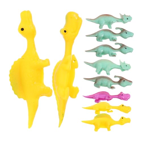 Abaodam 10 Stück Dinosaurier Fliegen Finger Spielzeug Dehnbares Katapultspielzeug für Kinder Lustiges Fingerspielzeug für Geburtstagsfeiern und Büro Abaodam 10 Stück Dinosaurier Fliegen Finger Spielzeug Dehnbares Katapultspielzeug für Kinder Lustiges Fingerspielzeug für Geburtstagsfeiern und Büro von Abaodam
