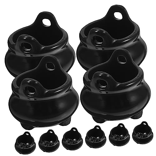 Abaodam 10Stücke Halloween Kessel Aus Süßes Mini Cauldron Für Partys Und DIY Für Halloween Süßigkeitenbeutel Und Festtagsdekorationen von Abaodam