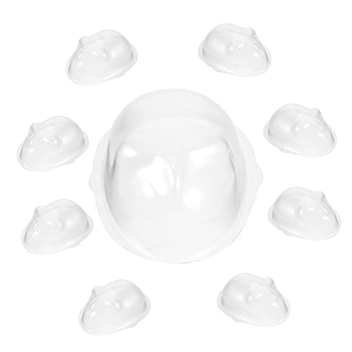 Abaodam 10Stücke PVC Puppenmasken DIY Transparente Abdeckung für Halloween Puppenhandwerk zum Schutz Präsentation Ihrer Puppen Abaodam 10Stücke PVC Puppenmasken DIY Transparente Abdeckung für Halloween Puppenhandwerk zum Schutz Präsentation Ihrer Puppen von Abaodam