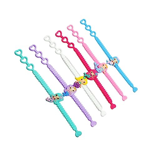 Abaodam 10er Set Meerjungfrau Armbänder Aus PVC Bunte Cartoon Wristbands Für Kindergeburtstagsfeiern Meerjungfrau Party Zubehör Und Mitgebsel Zufällige Farben Und Muster Abaodam 10er Set Meerjungfrau Armbänder Aus PVC Bunte Cartoon Wristbands Für Kindergeburtstagsfeiern Meerjungfrau Party Zubehör Und Mitgebsel Zufällige Farben Und Muster von Abaodam