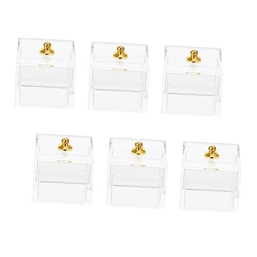 Abaodam Miniatur Candy Display Box Transparente Für Puppenhaus Dekoration Und Zubehör Ideal Für Dollhouse Ornamente Und Kleine Accessoires Abaodam Miniatur Candy Display Box Transparente Für Puppenhaus Dekoration Und Zubehör Ideal Für Dollhouse Ornamente Und Kleine Accessoires von Abaodam