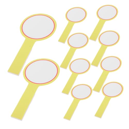 Abaodam 10st Digitale Dekoration Radiergummi Whiteboard Telefonkabine Puppenhaus Bleistift Füllen Leere Tafel Aufkleber Paddelbrett Whiteboard Board Handheld Whiteboard Plastik Yellow Abaodam 10st Digitale Dekoration Radiergummi Whiteboard Telefonkabine Puppenhaus Bleistift Füllen Leere Tafel Aufkleber Paddelbrett Whiteboard Board Handheld Whiteboard Plastik Yellow von Abaodam