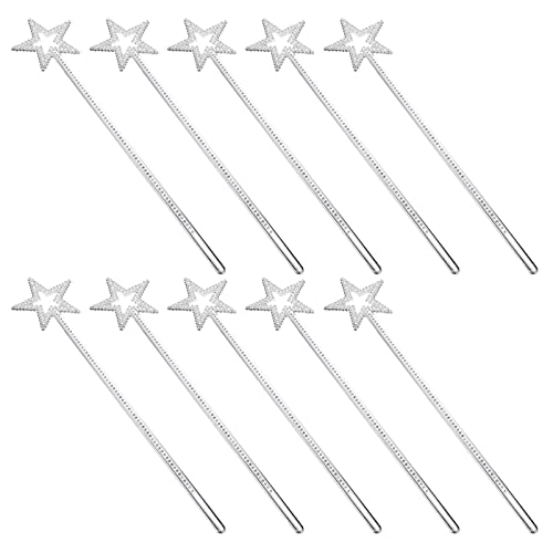 Abaodam 10pcs Prinzessin Fee Zauberstäbe Kit Glitter Fee Sticks Für Geburtstag Dekorationen Für Mädchen von Abaodam