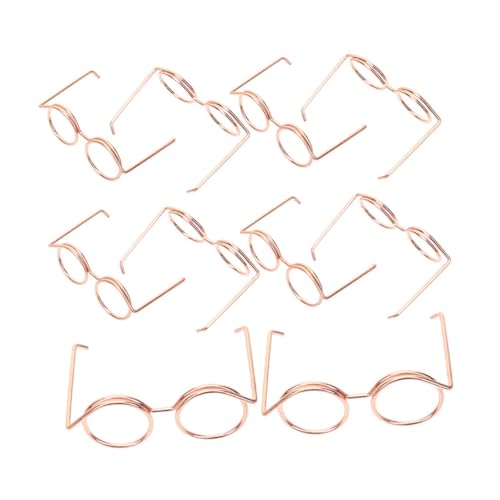 Abaodam 10st Puppenzubehör Gläser Für Den Heimwerkerbedarf Puppengläser Zum Basteln Puppengläser Zur Dekoration Entzückende Mini-Brille Mini-puppenbrille Dekorative Glasdekore Metall Abaodam 10st Puppenzubehör Gläser Für Den Heimwerkerbedarf Puppengläser Zum Basteln Puppengläser Zur Dekoration Entzückende Mini-Brille Mini-puppenbrille Dekorative Glasdekore Metall von Abaodam
