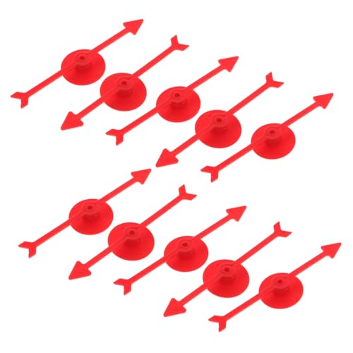 Abaodam 10st Zifferblattzeiger Pfeilspinner Brettspielzubehör Spielzeiger Spiel Pfeile Spielpfeile Aus Kunststoff Turntable DIY-zubehör Desktop-pfeilspielzeug Rot Plastik Abaodam 10st Zifferblattzeiger Pfeilspinner Brettspielzubehör Spielzeiger Spiel Pfeile Spielpfeile Aus Kunststoff Turntable DIY-zubehör Desktop-pfeilspielzeug Rot Plastik von Abaodam