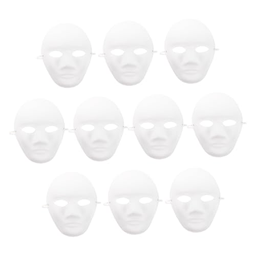 Abaodam 10stücke Diy Papiermasken Für Karneval Cosplay Und Partys Unbemalte Maske Zum Gestalten Für Kreative Bastelprojekte Und Kunstunterricht Abaodam 10stücke Diy Papiermasken Für Karneval Cosplay Und Partys Unbemalte Maske Zum Gestalten Für Kreative Bastelprojekte Und Kunstunterricht von Abaodam