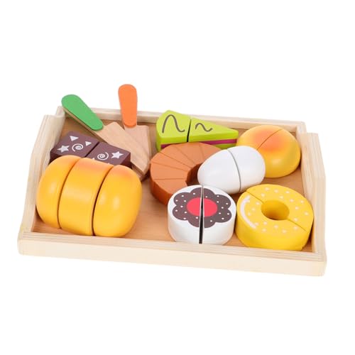 Abaodam 11 Stück Nachmittagstee Holz Essen Kinderbäckerei Spielset Lebensmittelspielzeug Für Kleinkinder Hölzern Abaodam 11 Stück Nachmittagstee Holz Essen Kinderbäckerei Spielset Lebensmittelspielzeug Für Kleinkinder Hölzern von Abaodam