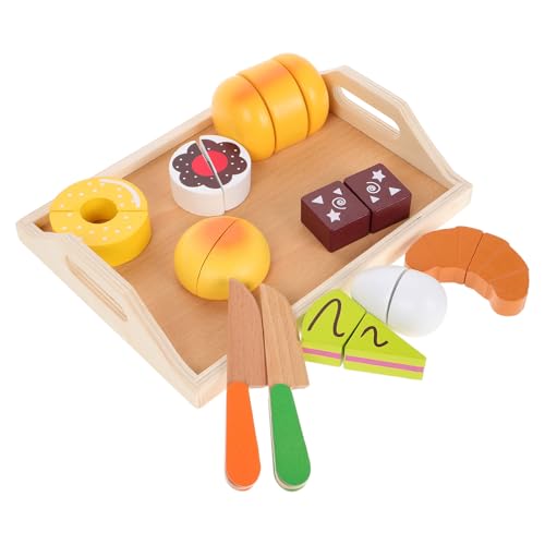 Abaodam 11 Stück Spielzeugset holzspielzeug küche Backen Set Geburtstagsgeschenk Lebensmittelspielzeug Kinderbäckerei Spielset hölzern Abaodam 11 Stück Spielzeugset holzspielzeug küche Backen Set Geburtstagsgeschenk Lebensmittelspielzeug Kinderbäckerei Spielset hölzern von Abaodam