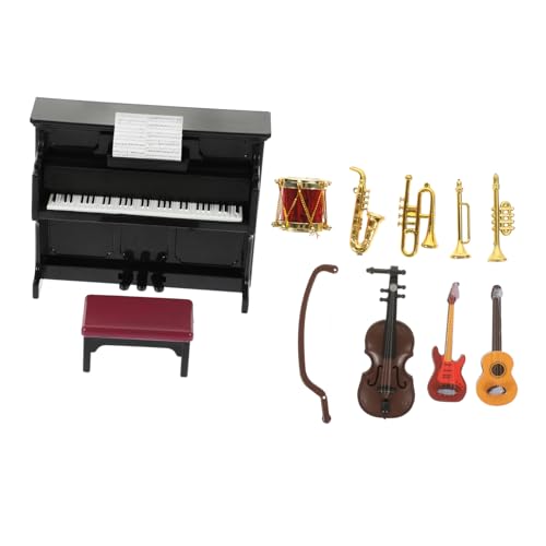 Abaodam 11 Teiliges Miniatur Instrumenten Set Für Puppenhäuser Musikinstrumente Für Miniaturen Für Kreative Spiele Und Dekorationen Dollhouses Abaodam 11 Teiliges Miniatur Instrumenten Set Für Puppenhäuser Musikinstrumente Für Miniaturen Für Kreative Spiele Und Dekorationen Dollhouses von Abaodam