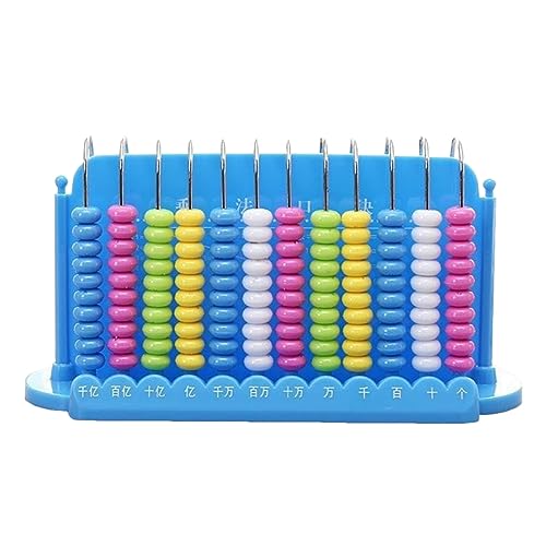 Abaodam Zählspielzeug Für Kinder 12-reihiger Abakus Arithmetik-abakus Mathematik-lernspielzeug Für Die Entwicklung des Gehirns von Abaodam