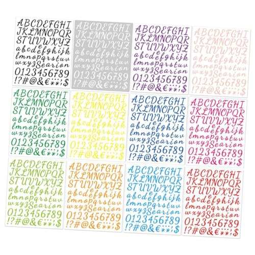 Abaodam 12 Blätter Alphanumerische Aufkleber Wasserfeste Aufkleber Nagelaufkleber Scrapbooking Alphabet Aufkleber Zum Basteln Journalbedarf Dekorative Aufkleber Buchstaben Zum Abaodam 12 Blätter Alphanumerische Aufkleber Wasserfeste Aufkleber Nagelaufkleber Scrapbooking Alphabet Aufkleber Zum Basteln Journalbedarf Dekorative Aufkleber Buchstaben Zum von Abaodam