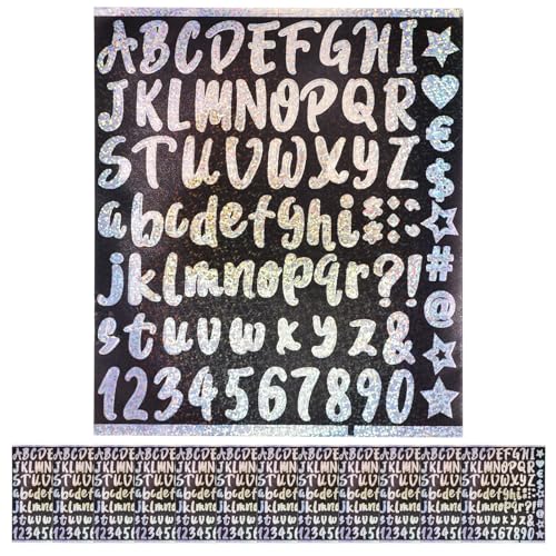 Abaodam 12 Blätter Alphanumerisches Kit Kette Gadget-Aufkleber Stand Giffard automatten reflektierende Aufkleber für Postfachnummern Nummernaufkleber am Türschild Spiegelaufkleber Colorful Abaodam 12 Blätter Alphanumerisches Kit Kette Gadget-Aufkleber Stand Giffard automatten reflektierende Aufkleber für Postfachnummern Nummernaufkleber am Türschild Spiegelaufkleber Colorful von Abaodam