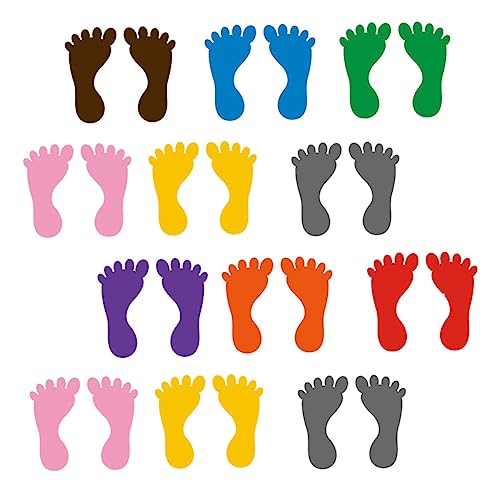 Abaodam 12 Paar Fußabdruck Aufkleber Teppichaufkleber Für Nagelaufkleber Kinderspielzeug Kinderaufkleber Wasserfeste Aufkleber Teppich Für Kinderzimmer Kinderteppiche Abaodam 12 Paar Fußabdruck Aufkleber Teppichaufkleber Für Nagelaufkleber Kinderspielzeug Kinderaufkleber Wasserfeste Aufkleber Teppich Für Kinderzimmer Kinderteppiche von Abaodam