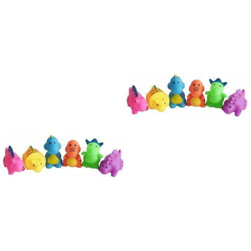 Abaodam 12 STK Dinosaurier-Spielzeug Spielzeuge Badespielzeug Für Babys -Tier-Spielzeug Relief Tierspielzeug Kind Karikatur von Abaodam