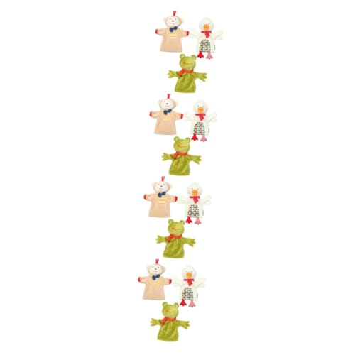 Abaodam 12 STK Ente Früherziehung Spielzeug Tierspielzeug für Babys Cartoon-Puppenspielzeug Spielzeug für Kleinkinder Kinderspielzeug Spielzeugpuppen Puppen für Kinder von Abaodam