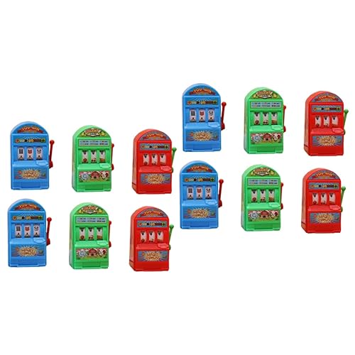 Abaodam 12 STK Lotteriemaschine Spielzeug für Kinderspielzeug Spielzeuge fokussiert Geduld Einarmiger Bandit lustiger Spielautomat interessanter Lotterieautomat Mini Brettspiel Eltern-Kind von Abaodam