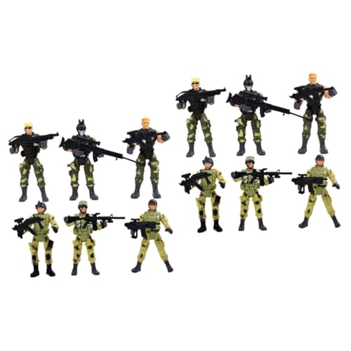Abaodam 12 STK Modell Zubehör Für Spezialeinheiten Spielzeug Für Spezialeinheiten Für Kinder Beweglich Soldat von Abaodam