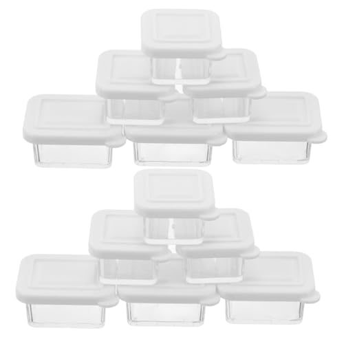 Abaodam 12 Sätze Teiliges Miniatur Puppenhaus Lebensmittel Aufbewahrungsboxen Transparent Kleine Snackbehälter Mini Küchenzubehör Für Rollenspiele Und Dekoration Abaodam 12 Sätze Teiliges Miniatur Puppenhaus Lebensmittel Aufbewahrungsboxen Transparent Kleine Snackbehälter Mini Küchenzubehör Für Rollenspiele Und Dekoration von Abaodam
