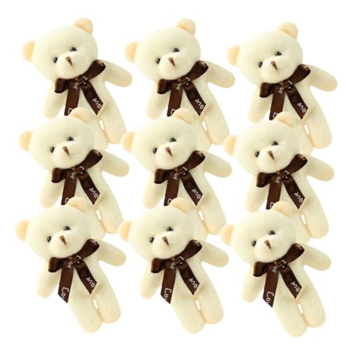 Abaodam 12 Stück Bär Schlüsselanhänger Mini-bärenspielzeug Plüsch Kleiner Bär Bären-plüschanhänger Einhorn Plüschbärenspielzeug Babyspielzeug Karikatur Babypuppe Pp Baumwolle Beige Abaodam 12 Stück Bär Schlüsselanhänger Mini-bärenspielzeug Plüsch Kleiner Bär Bären-plüschanhänger Einhorn Plüschbärenspielzeug Babyspielzeug Karikatur Babypuppe Pp Baumwolle Beige von Abaodam