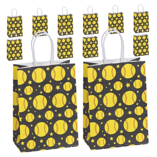 Abaodam 12 Stück Baseball-Party-Geschenktüten Baseball-Goodie-Bags Baseballtaschen Softball-Taschen geschenkverpackung süßigkeiten Baseball-Snacktaschen mittlere Geschenktüten Kraftpapier Abaodam 12 Stück Baseball-Party-Geschenktüten Baseball-Goodie-Bags Baseballtaschen Softball-Taschen geschenkverpackung süßigkeiten Baseball-Snacktaschen mittlere Geschenktüten Kraftpapier von Abaodam