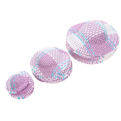 Abaodam Miniatur-streifenhut 12 Stück Babypuppenzubehör Puppenkleidung Mini-Hut Spielzeug Zum Basteln Abaodam Miniatur-streifenhut 12 Stück Babypuppenzubehör Puppenkleidung Mini-Hut Spielzeug Zum Basteln von Abaodam