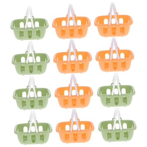 Abaodam 12 Stück Einkaufs Körbe Dekorative Mini Korb Modelle für DIY Miniaturhäuser für Kreative Spielideen und Stilvolle Tischdekoration Abaodam 12 Stück Einkaufs Körbe Dekorative Mini Korb Modelle für DIY Miniaturhäuser für Kreative Spielideen und Stilvolle Tischdekoration von Abaodam