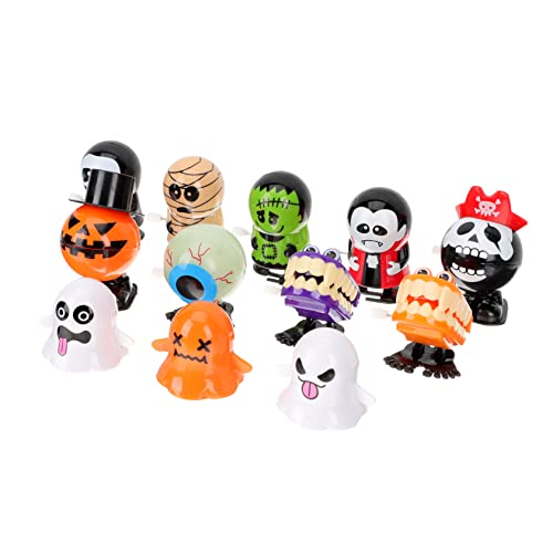 Abaodam 12 Stück Halloween Aufziehspielzeug für Lustige Bewegliche Spielzeuge für Halloween Partys Dekoration und Wind Up Spielzeuge Verschiedenen Designs von Abaodam
