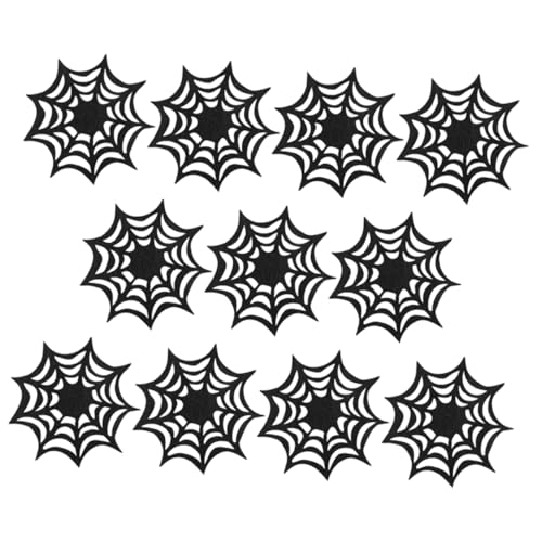 Abaodam 12 Stück Halloween Servietten Mit Spinnennetz Zum Trinken Leuchtendes Halloween Spinnennetz Klebriges Spinnennetz Banner Für Draußen Gruselige Halloween Teller Und Becher von Abaodam