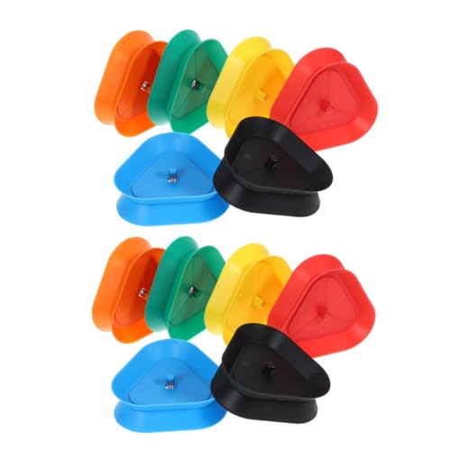 Abaodam 12 Stück Kartenhalter Kartenspielhalter Kartenfächer Für Spielkarten Spielkartenfach Plastik von Abaodam