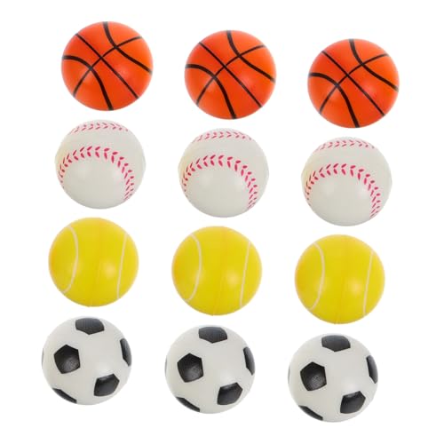 Abaodam 12 Stück Mini-stressbälle Aus Schaumstoff, Sportbälle, Basketball, Baseball, Fußball, Tennis, Schaumstoffbälle, Goodie-Bags, Kleine Für Partys, Spielzeug, Ballspiele Abaodam 12 Stück Mini-stressbälle Aus Schaumstoff, Sportbälle, Basketball, Baseball, Fußball, Tennis, Schaumstoffbälle, Goodie-Bags, Kleine Für Partys, Spielzeug, Ballspiele von Abaodam