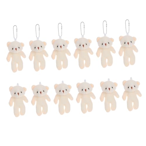 Abaodam 12 Stück Niedliche Mini aus PP Baumwolle als Schlüsselanhänger oder Rucksack Anhänger für DIY Partys und Valentinstagsgeschenke Abaodam 12 Stück Niedliche Mini aus PP Baumwolle als Schlüsselanhänger oder Rucksack Anhänger für DIY Partys und Valentinstagsgeschenke von Abaodam